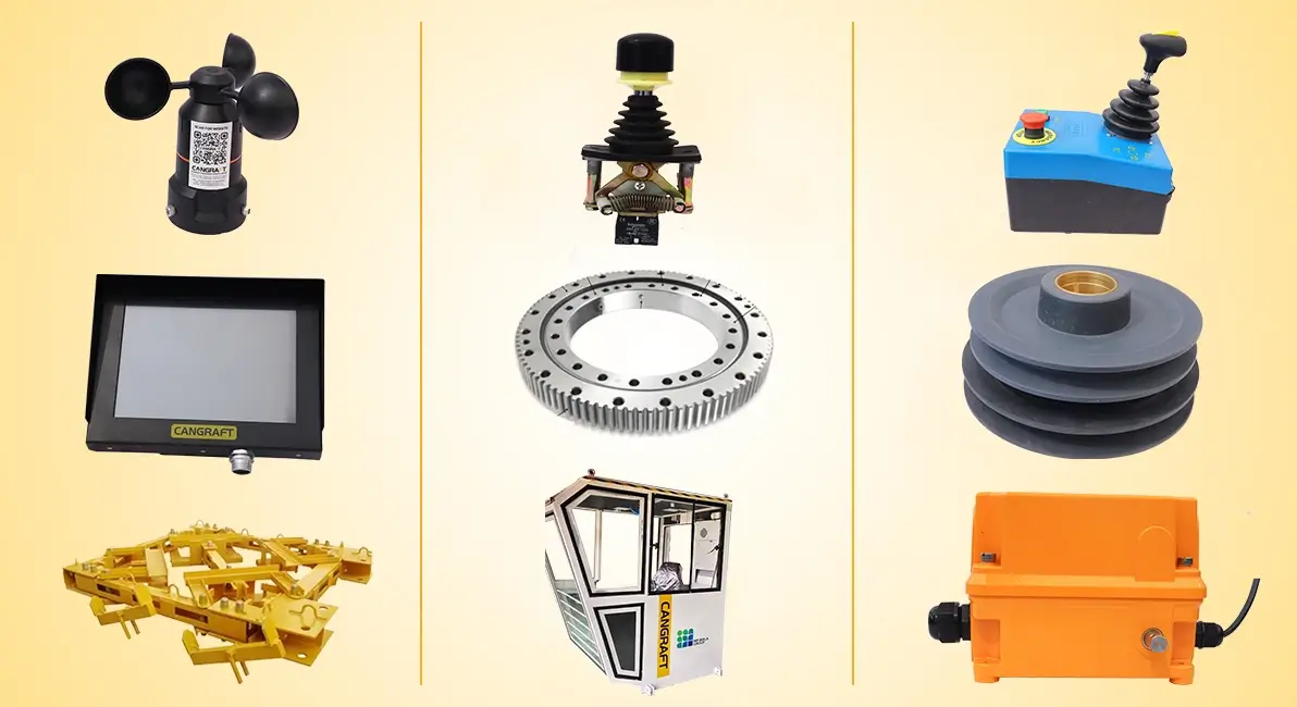 Tower crane spare parts Tower crane spare parts image